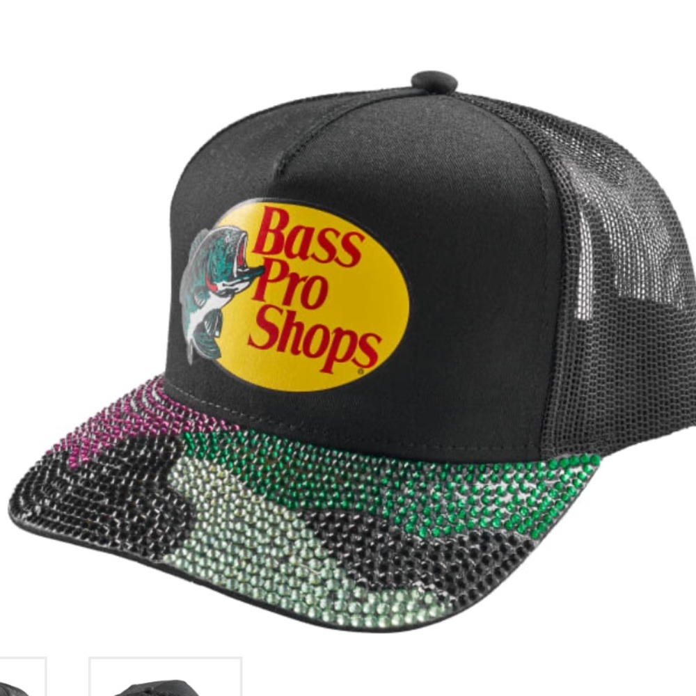 NWT Bass Pro Shops Bling mesh back cap